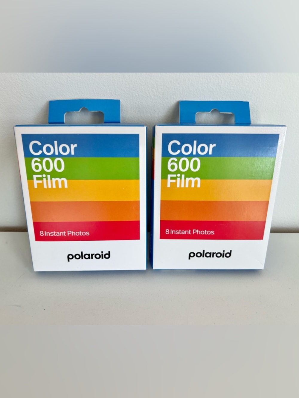 Polaroid Colour 600 Film - 8 Instant Photos per pkg - TWO packages SEALED/NEW